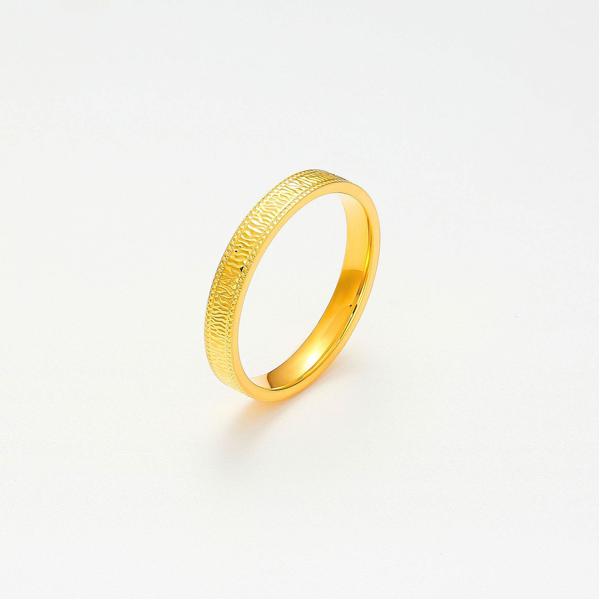 Tides · 5G Gold CNC Ring