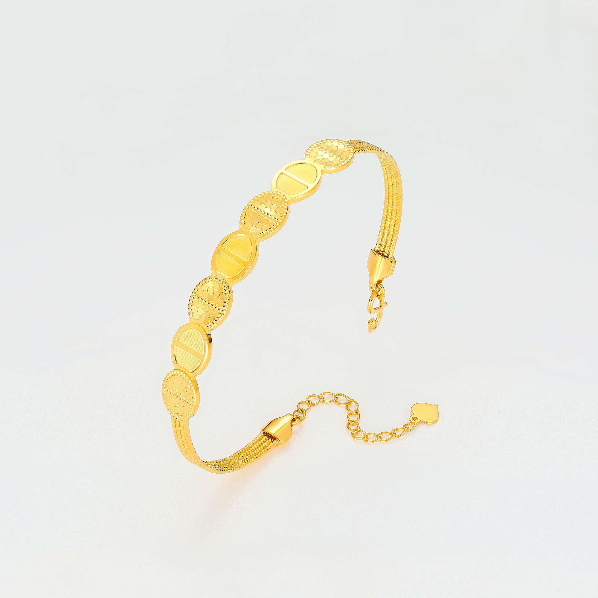 Modern Heritage · 5G Gold Pig - nose Filigree C - bracelet