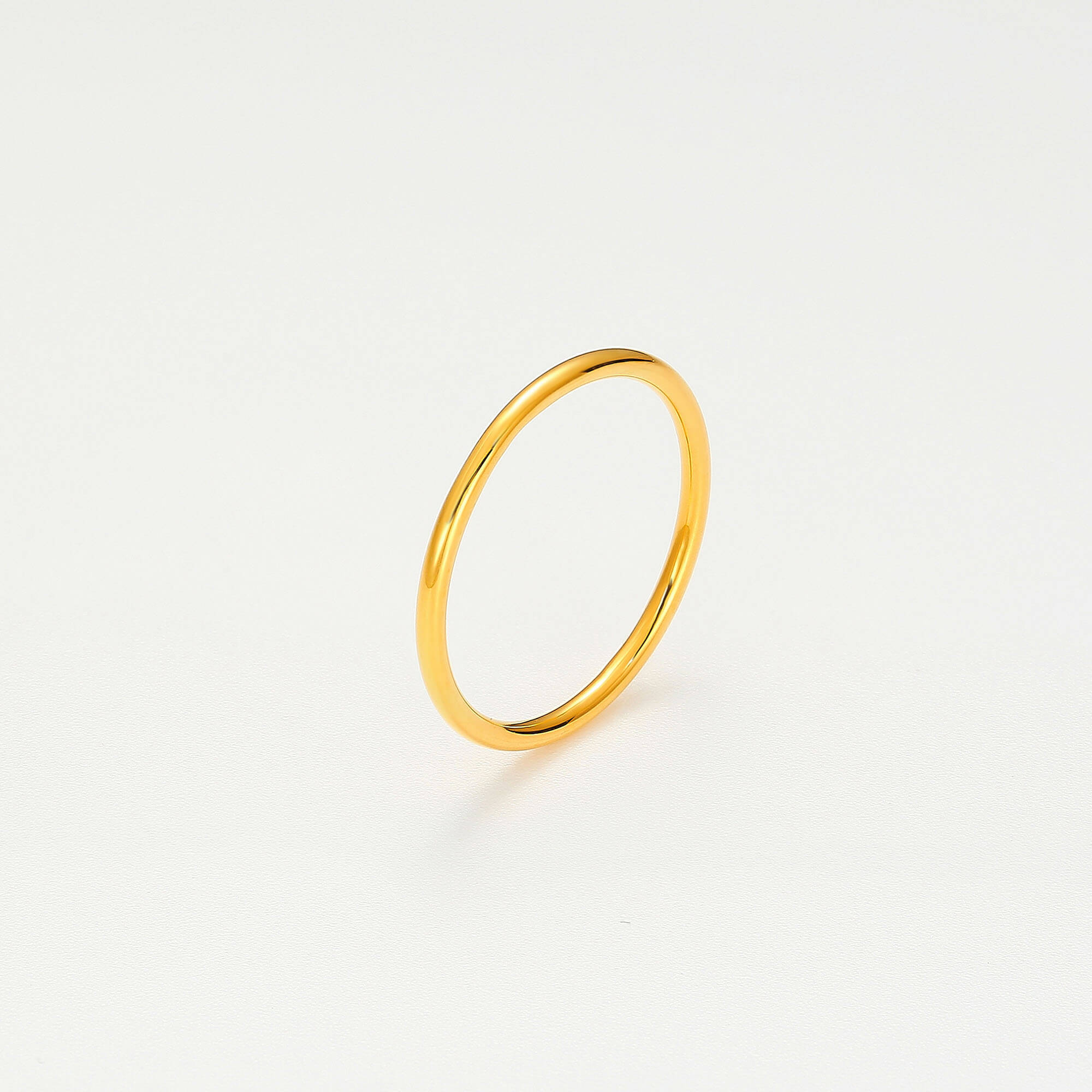 Minimalist · 5G Gold Plain Ring