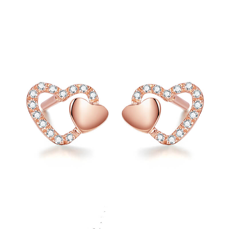  Cluster-set diamond earrings, Beautiful Time Series - Pure Beauty.