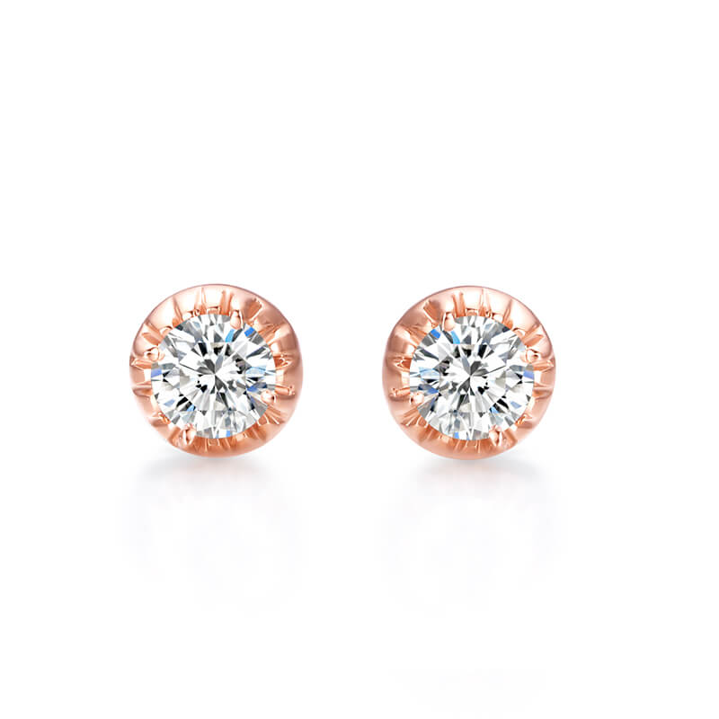  Diamond earrings, Beautiful Time Series - Yuanmei Earrings.