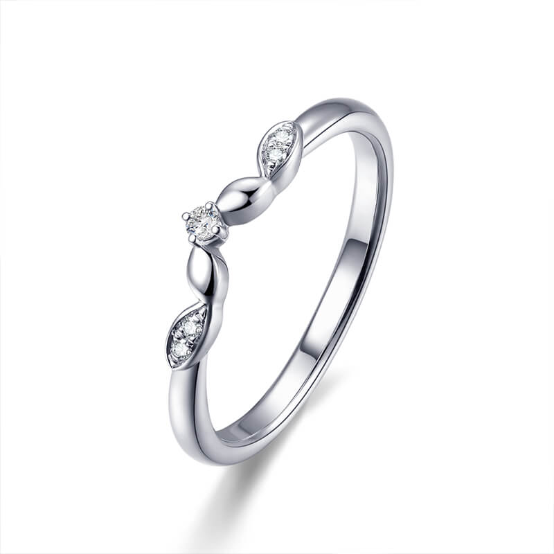 Light luxury diamond ring for women, Sparkling 8 Series - Yiai Bar Ring.