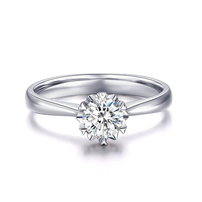  18K Gold Stylish Diamond Ring for Women