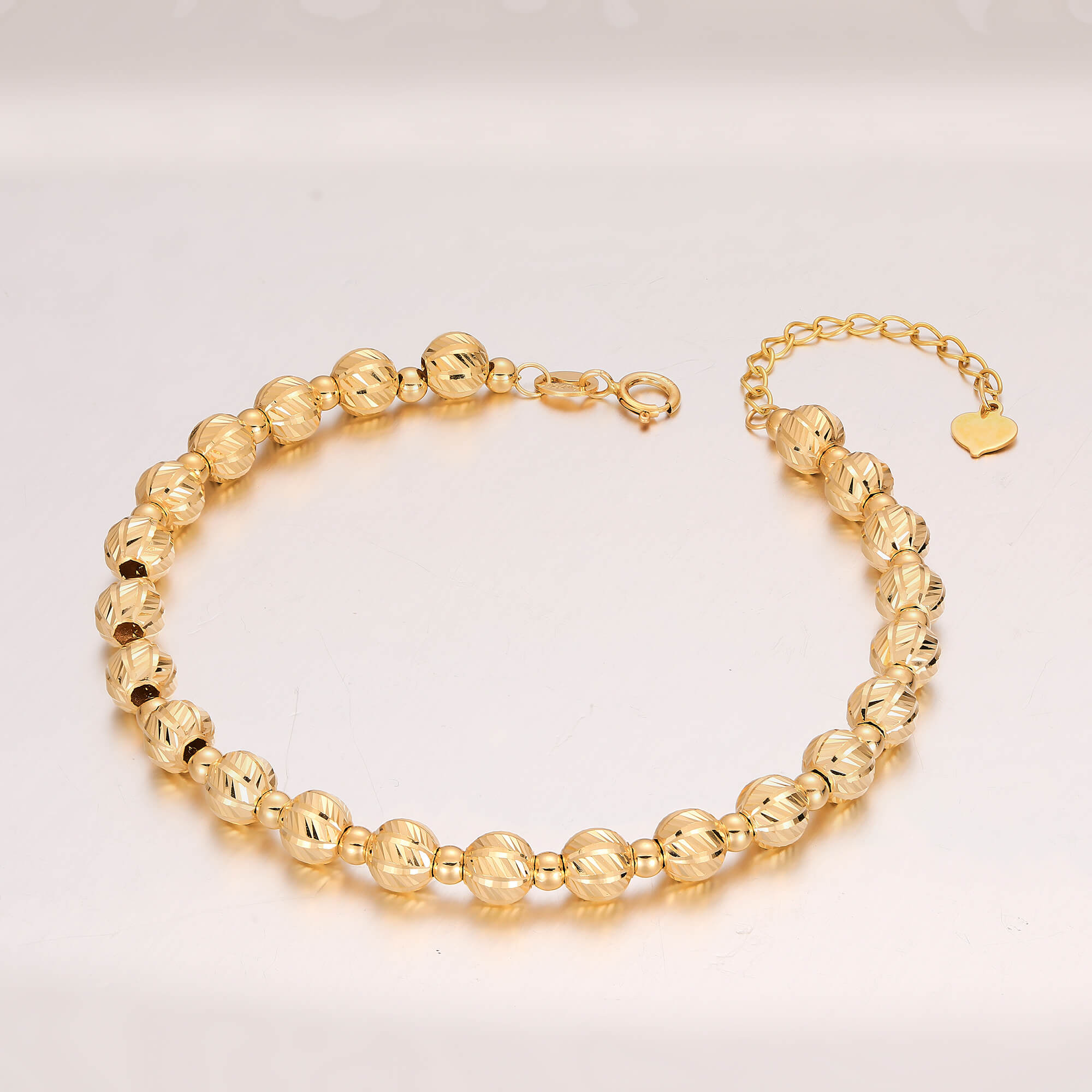 Elegant Glittering Shadow - K Gold Bracelet