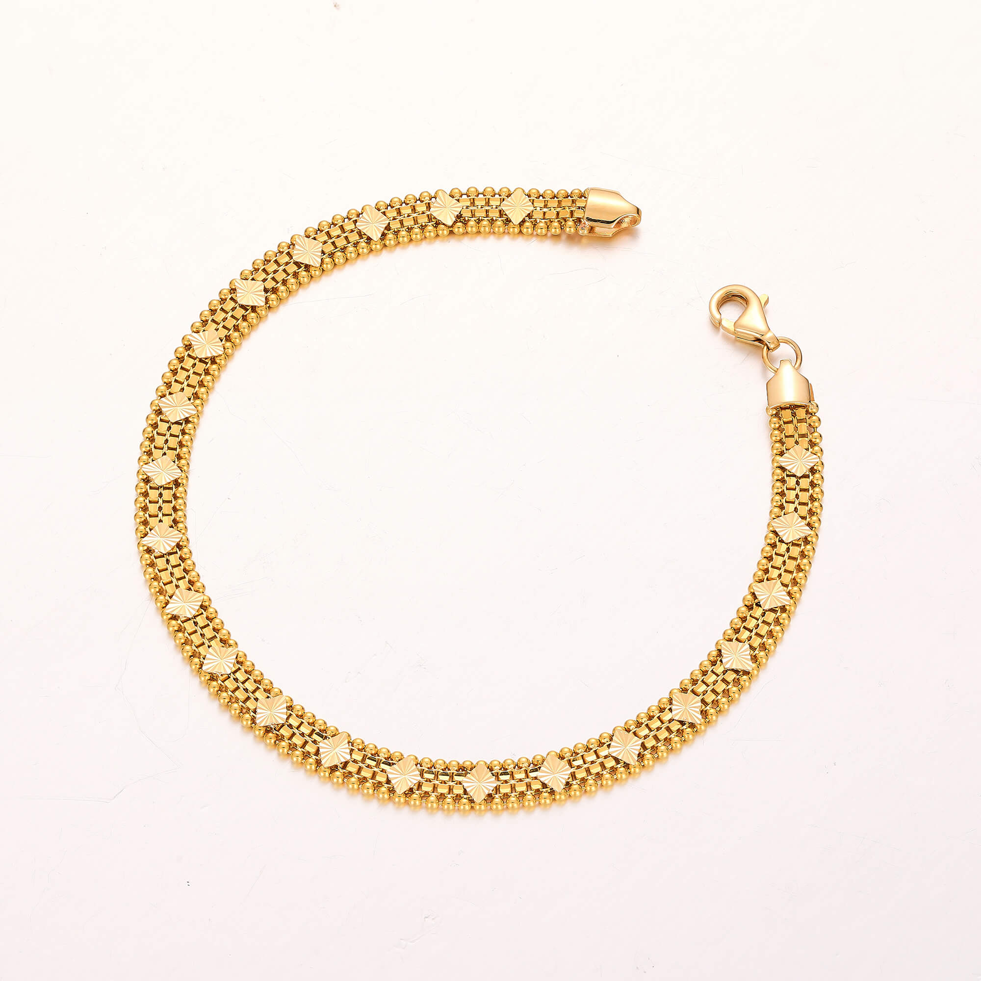  Prismatic Radiance · K Gold Bracelet
