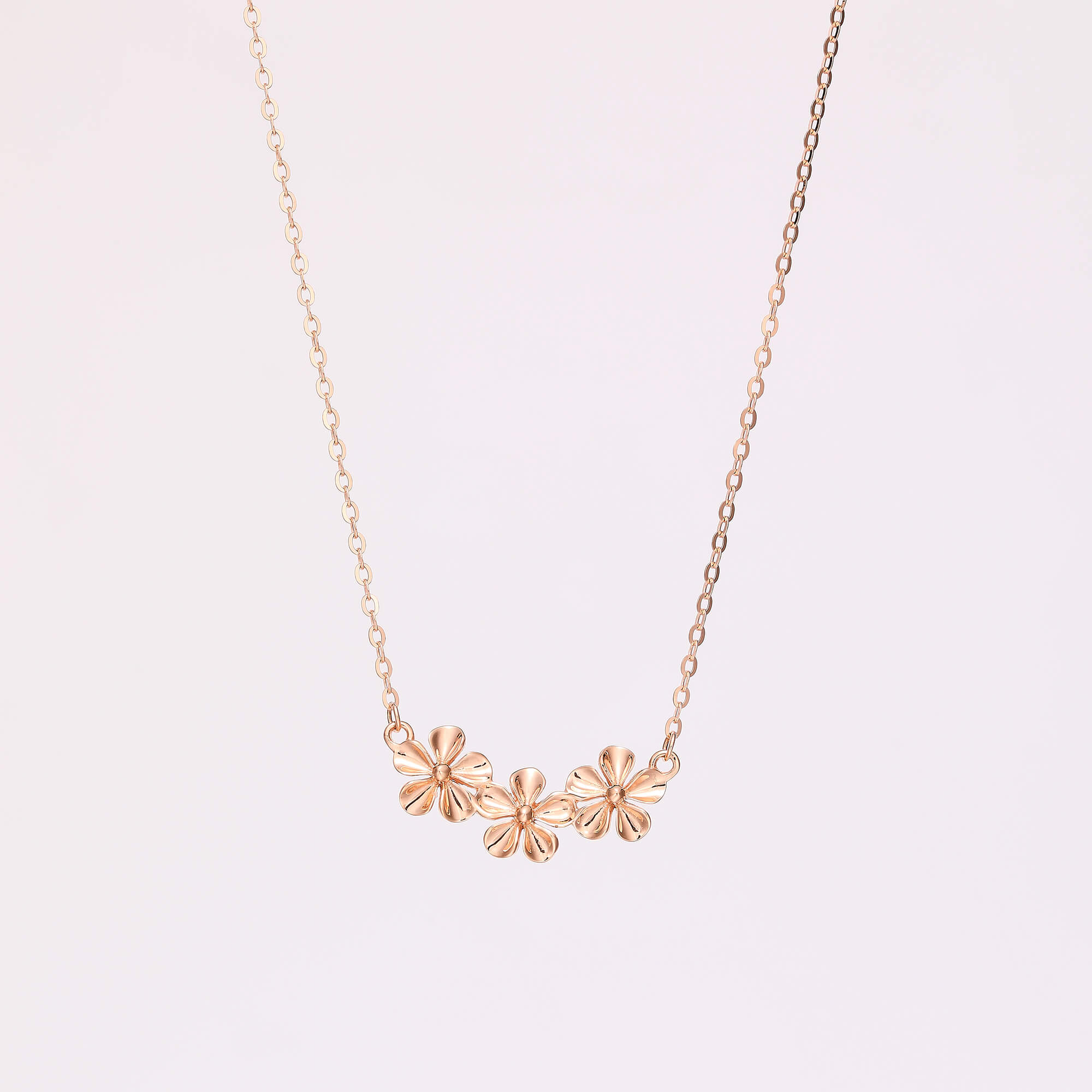 Cherry Blossom Whisper Series · K Gold Necklace