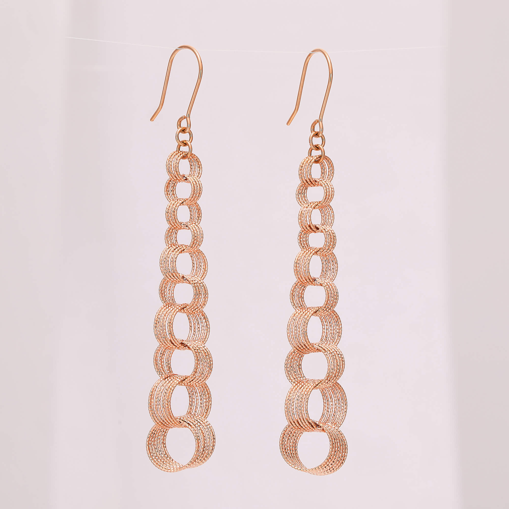 Luxurious Elegance Silk Rhyme Collection - K Gold Earrings