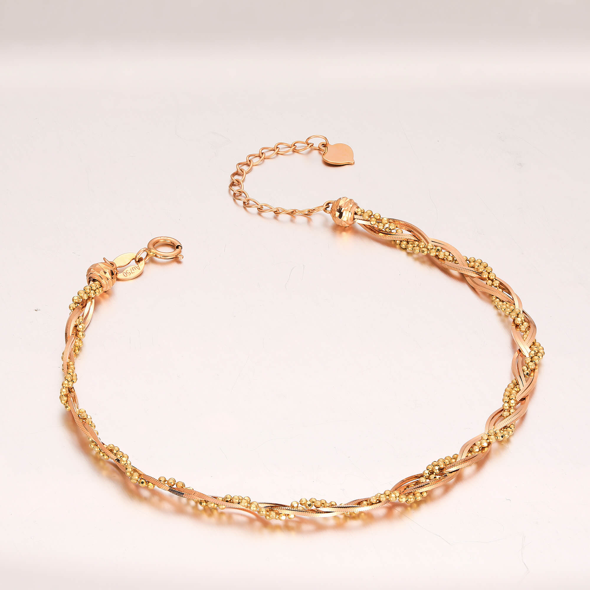 Chain Shadow & Wandering Light - K Gold Bracelet