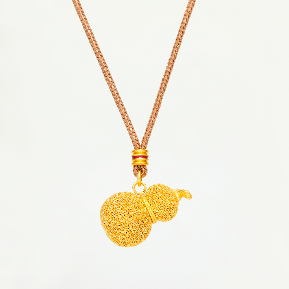 福盈&middot;古法花丝葫芦吊坠