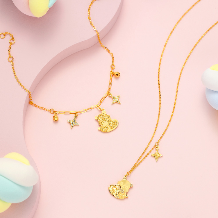 Panda Cub·Hard Pure Gold CNC Collection